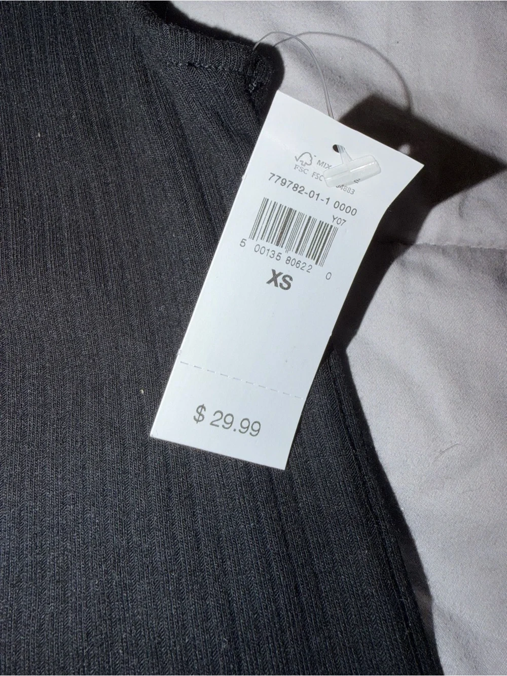 Gap Ribbed Button Detail Sleeveless Top - Picture 8 of 8